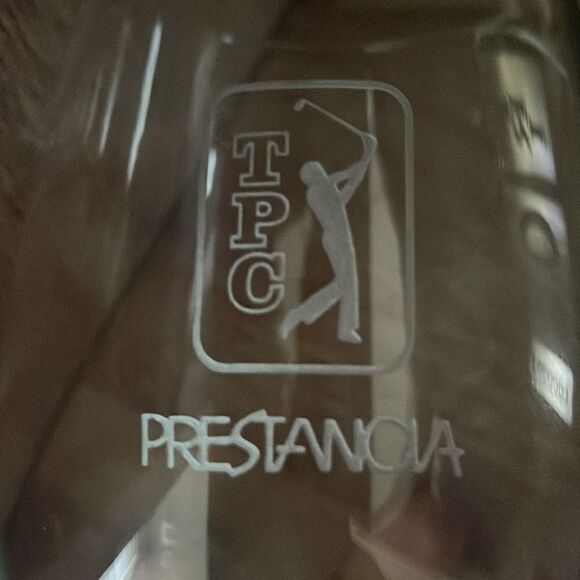NEW! TPC Prestancia Golf Set of 2 Steamless Wine Glasses - Picture 1 of 4